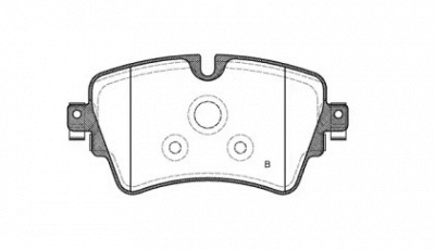 OPEN PARTS bpa159908 -  Комплект тормозных колодок, дисковый тормоз